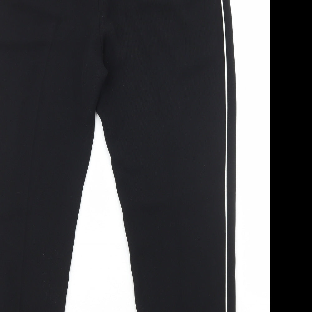 Womens UK Size 14 Dunnes Regular Fit Black Trousers