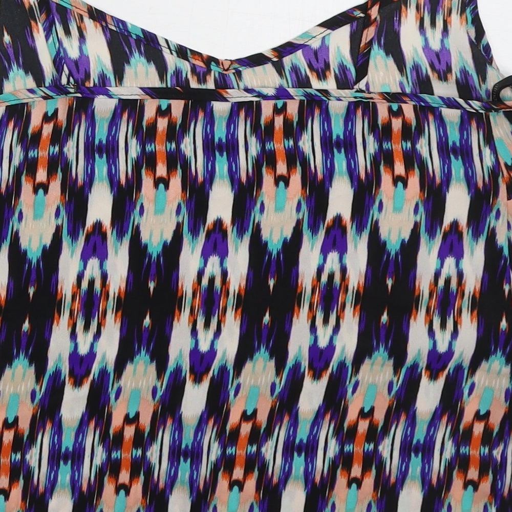 Womens UK Size 10 Atmosphere Blue Basic Tank