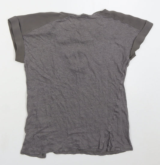 Womens UK Size 6 NEXT Grey Basic T-Shirt
