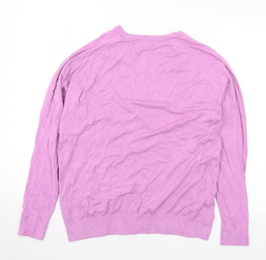 Womens UK Size XL Dunnes Stores Purple Pullover Jumper