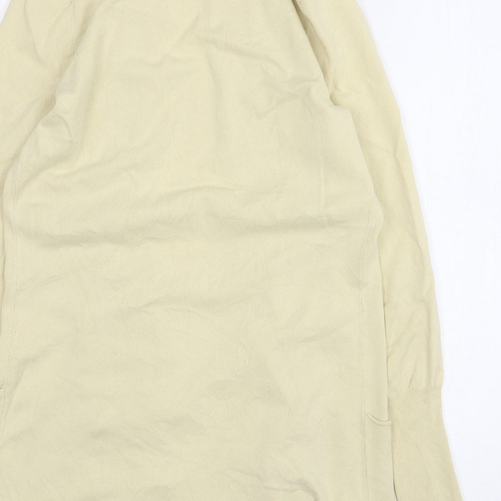Womens UK Size S Jackpot Beige Cardigan Jumper
