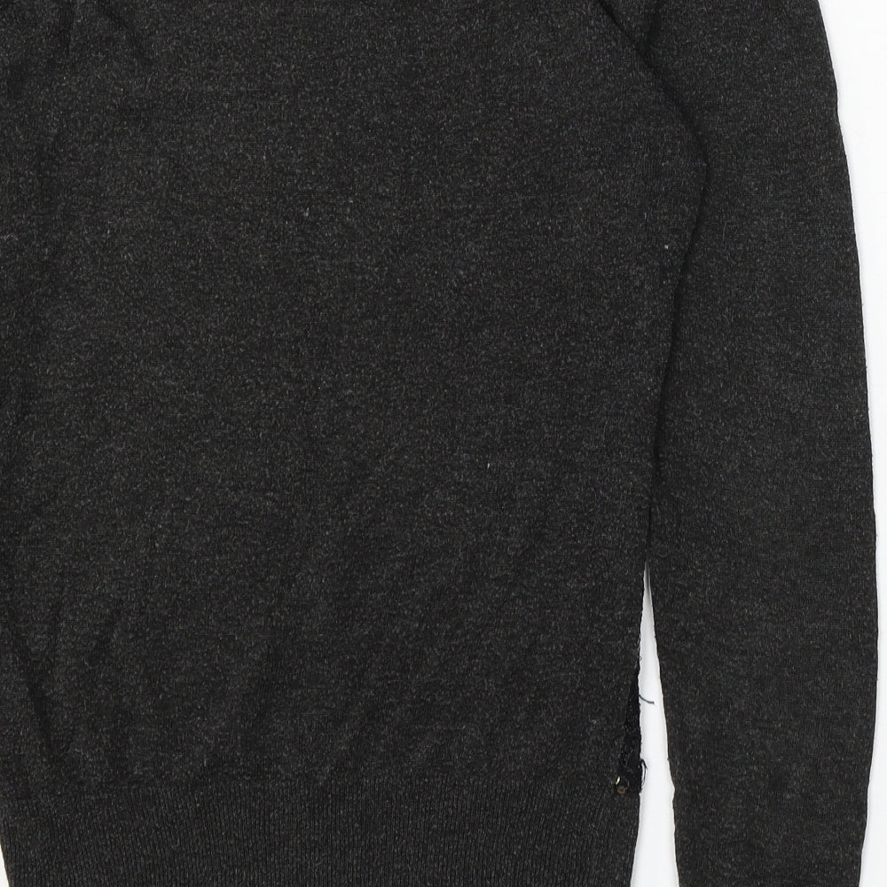 Womens UK Size 14 Miso Grey Pullover Jumper