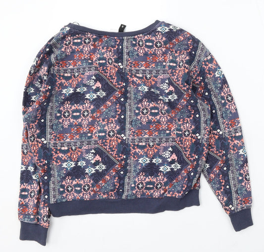Womens UK Size S Divided by H&M Multicoloured Pullover Sweatshirt