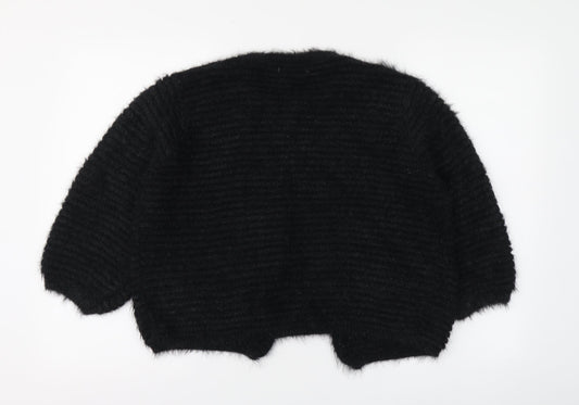 Gerard Womens Black V-Neck Polyamide Cardigan Jumper Size XL