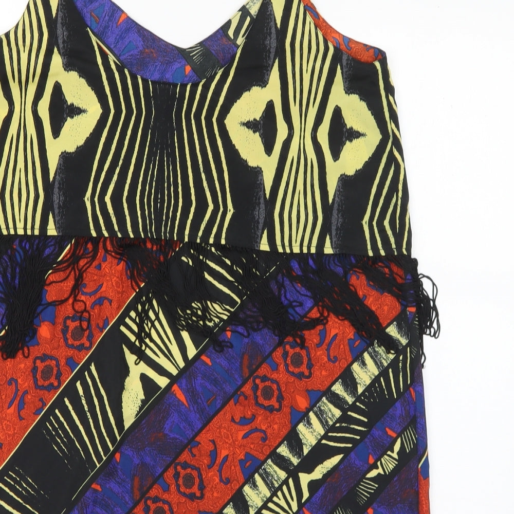 Womens UK Size M River Island Multicoloured Camisole Blouse