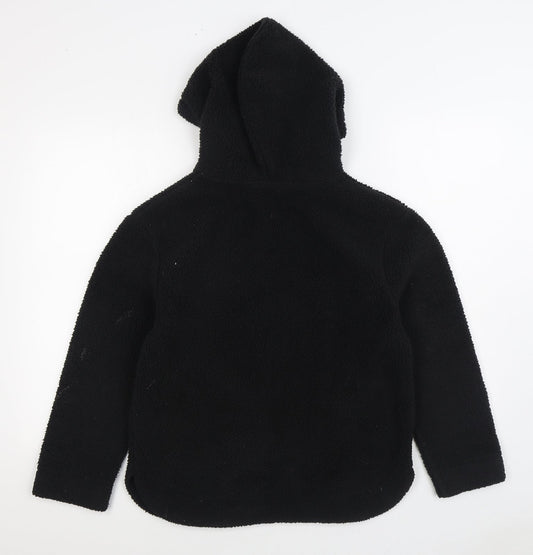 H&M Womens Black Polyester Pullover Hoodie Size XS Pullover