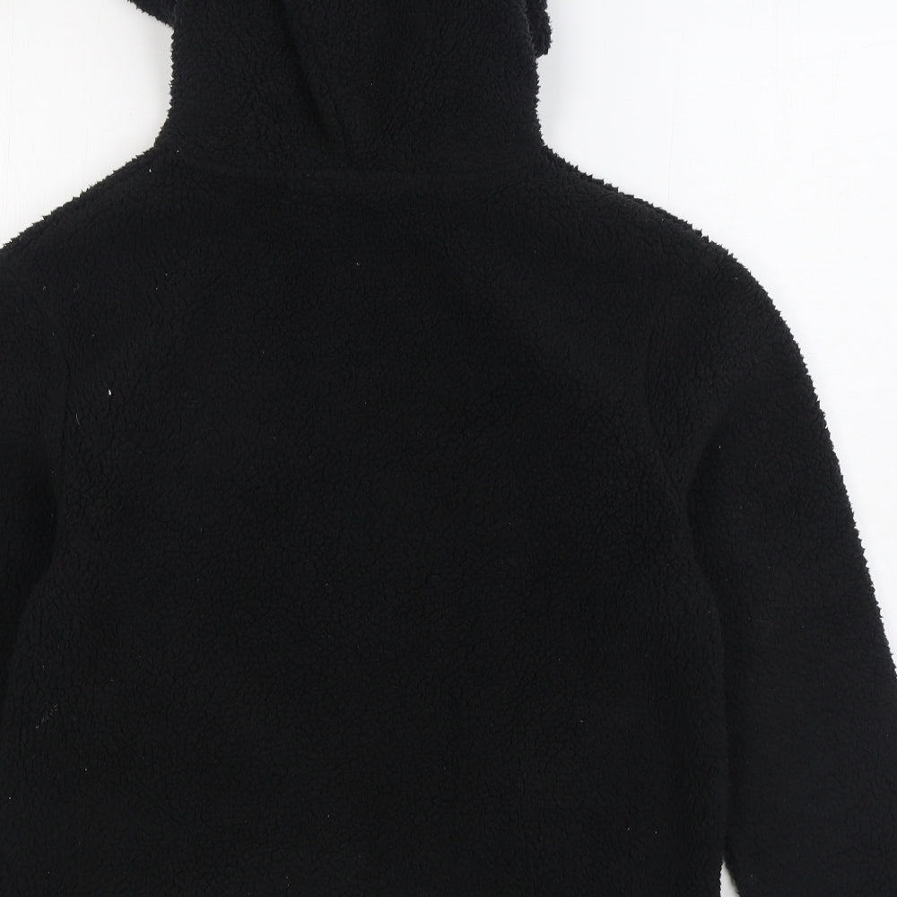 H&M Womens Black Polyester Pullover Hoodie Size XS Pullover