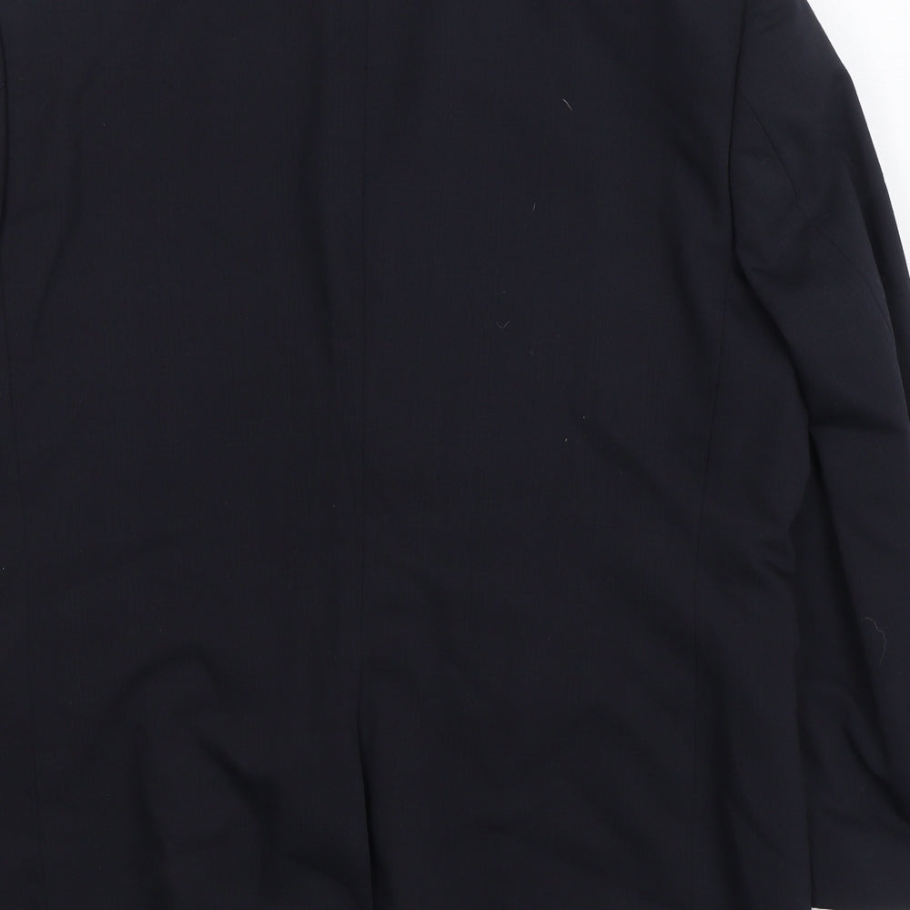 Mens UK Size 40 Hugo James Regular Black Suit Jacket