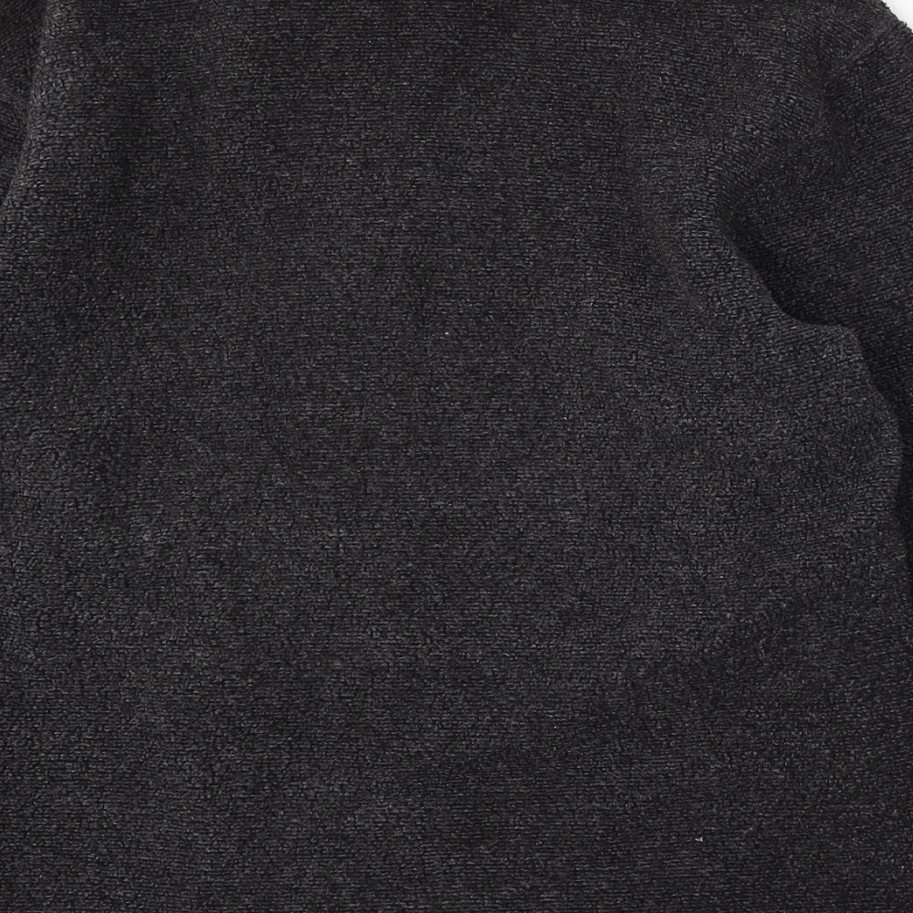 Mens UK Size M Armando Grey Full Zip Sweatshirt