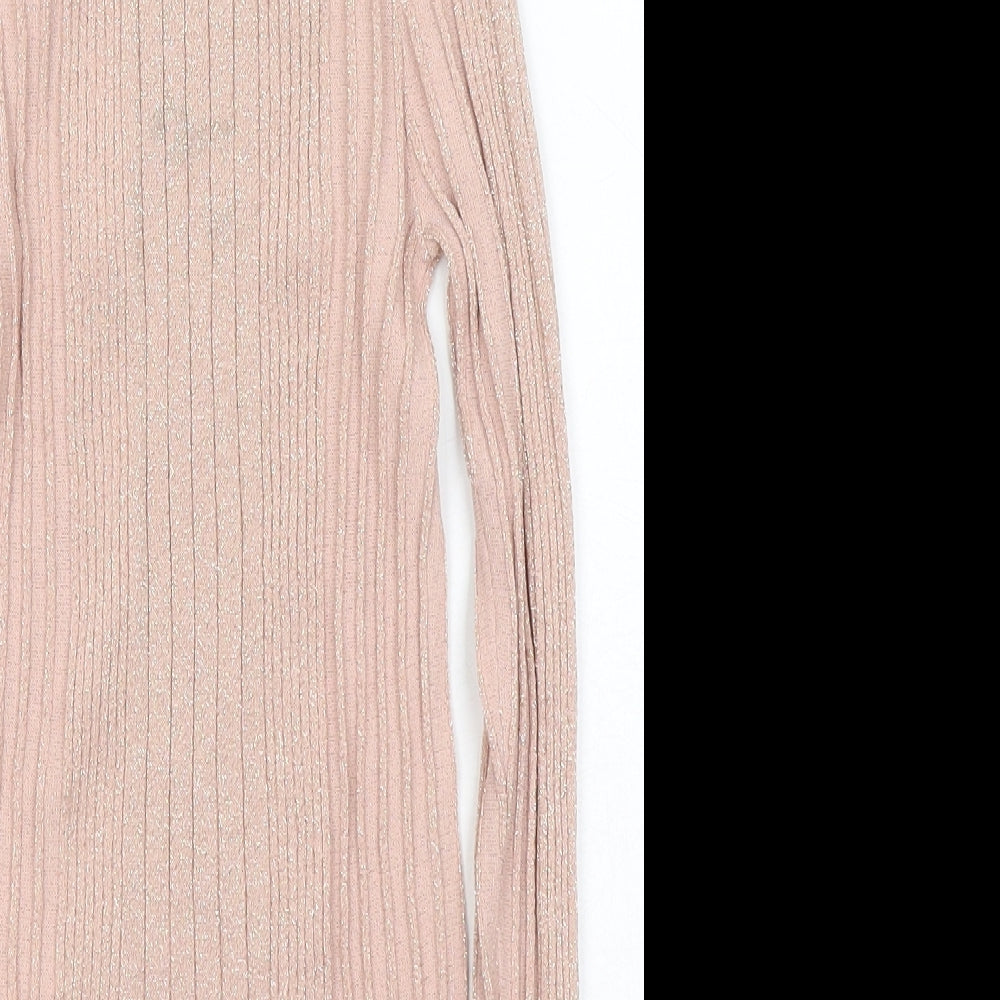 Womens UK Size 8 New Look Pink Pullover Jumper