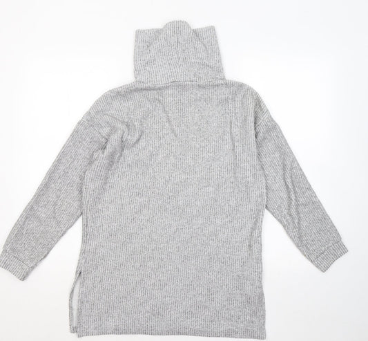 Womens UK Size S New Look Grey Pullover Jumper