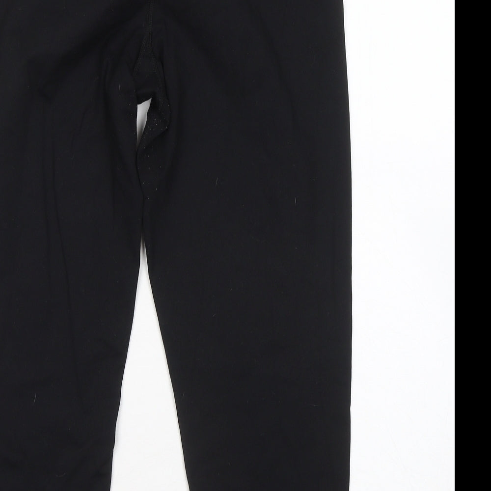 Reflex Womens Black Nylon Jogger Trousers Size L L20 in Regular