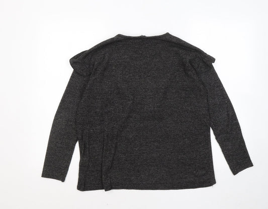 Womens UK Size S New Look Grey Pullover Jumper