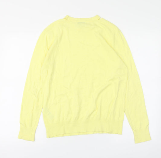 Womens UK Size 6 Warehouse Yellow Pullover Jumper