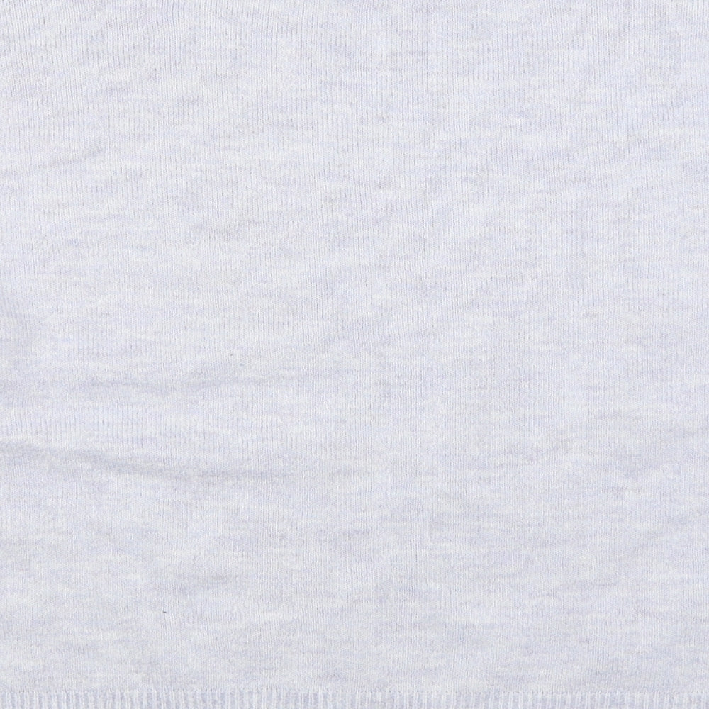 F&F Womens Blue Round Neck Polyester Pullover Jumper Size 14