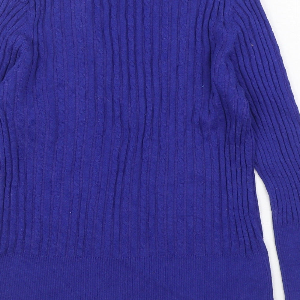 Womens UK Size S CC Blue Cardigan Jumper