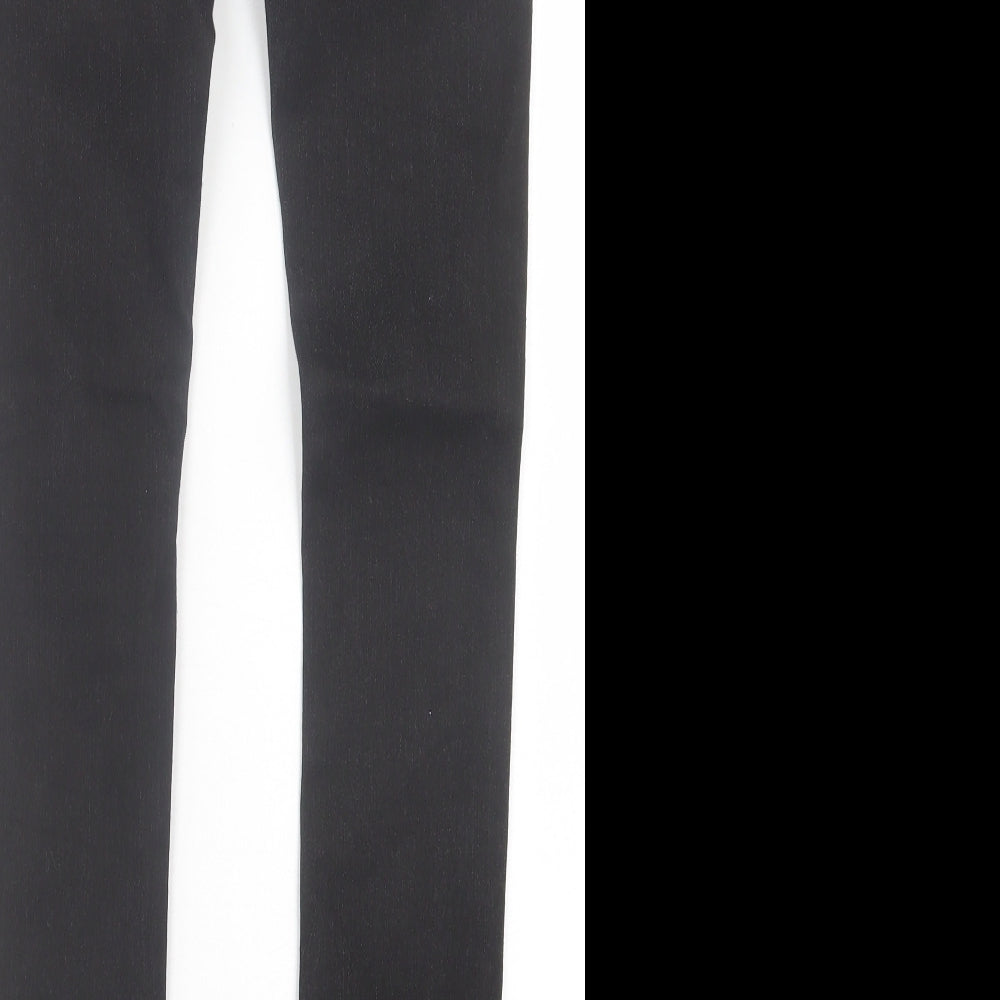 American Jeans Womens Black Cotton Skinny Jeans Size 24 in L31 in Regular Button