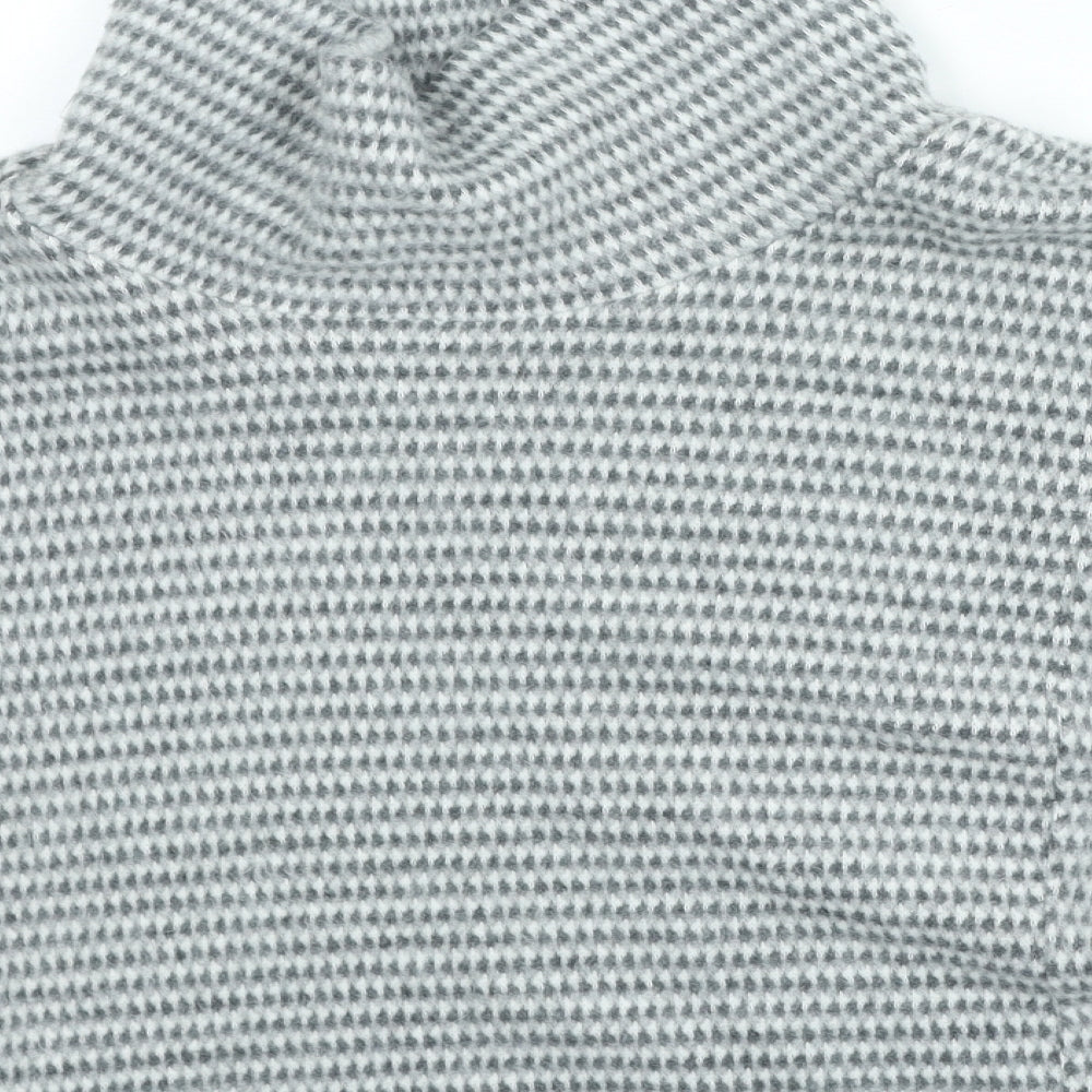 Womens UK Size One Size Preworn Grey Shrug Jumper
