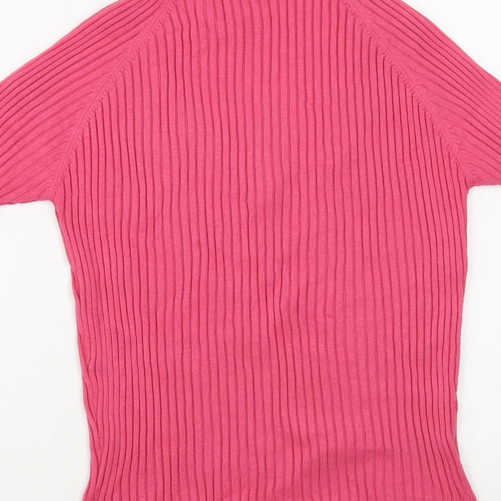Womens UK Size 16 NEXT Pink Pullover Jumper