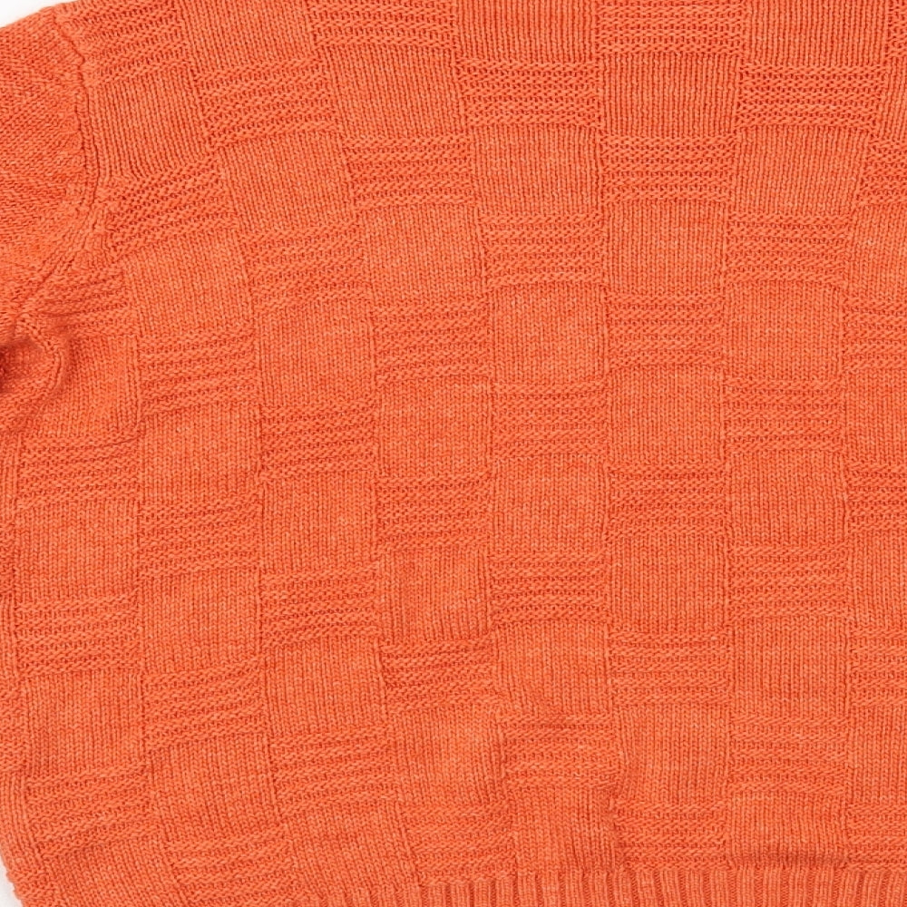 Womens UK Size 12 Spirit Orange Pullover Jumper