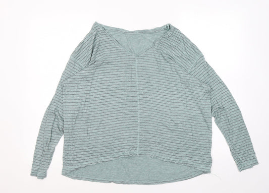 Womens UK Size L Dunnes Stores Green Basic Blouse