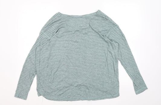 Womens UK Size L Dunnes Stores Green Basic Blouse
