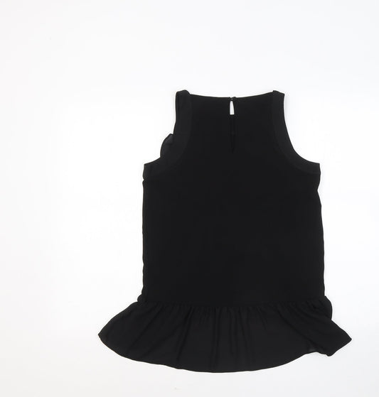 Womens UK Size 8 NEXT Black Basic Tank