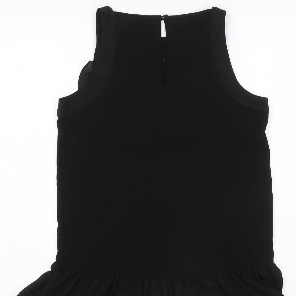 Womens UK Size 8 NEXT Black Basic Tank