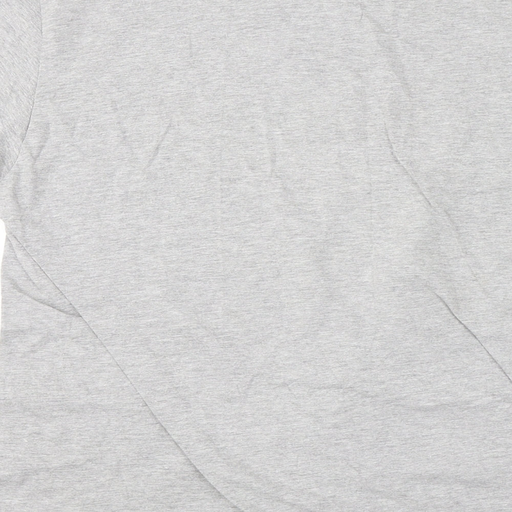 Union Mens Grey Cotton T-Shirt Size 2XL Round Neck - New York City