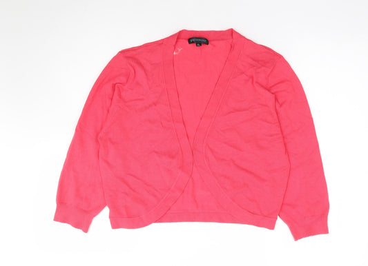 Womens UK Size XL Paramour Pink Shrug Jumper