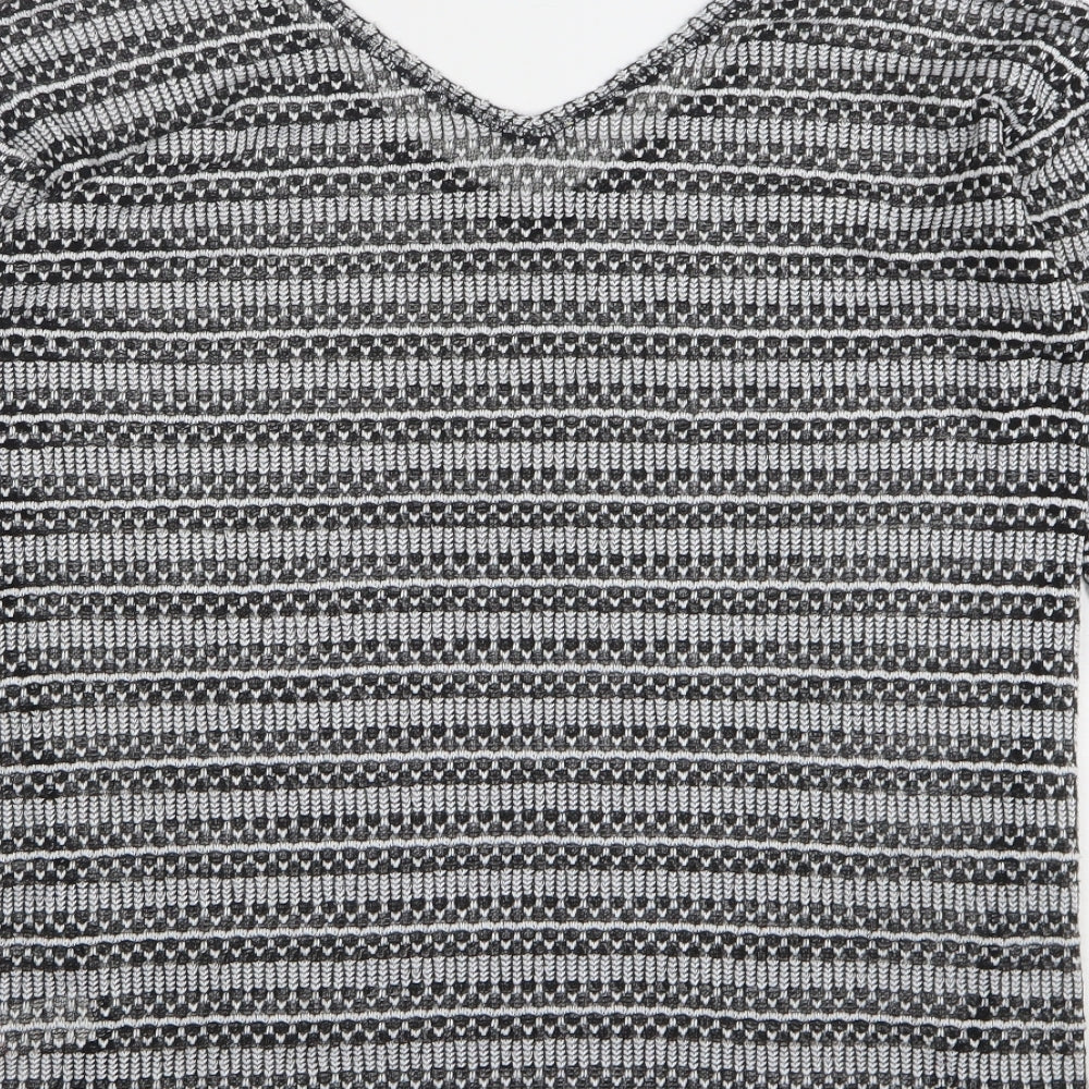 Womens UK Size 10 NEXT Grey Pullover Jumper