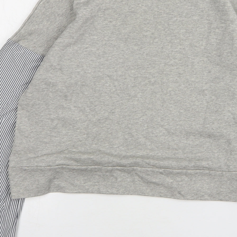 Womens UK Size XS NEXT Grey Pullover Sweatshirt