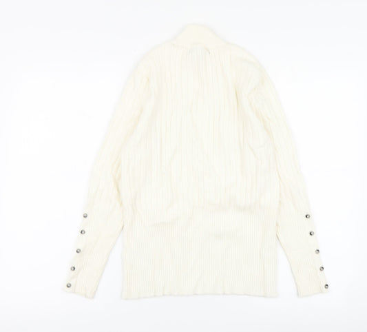 Womens UK Size 14 Marks and Spencer Ivory Pullover Jumper