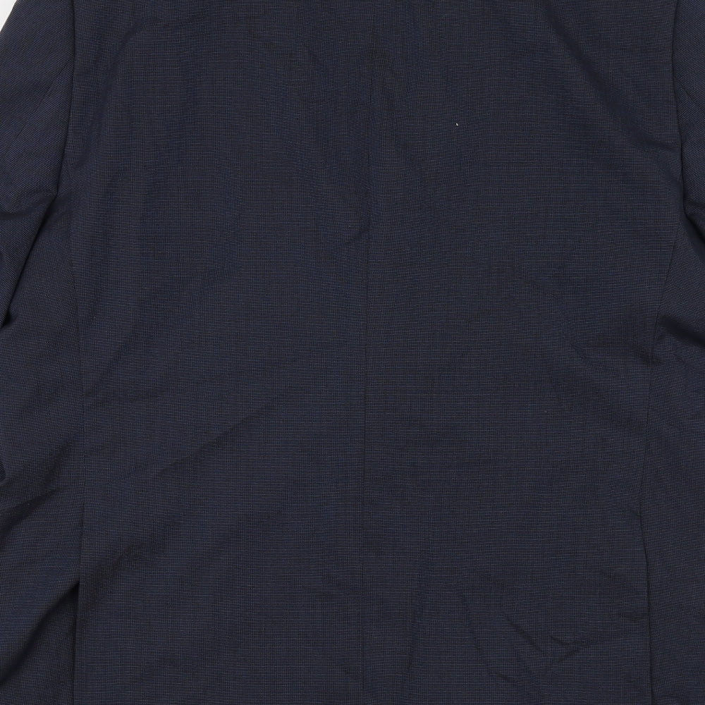 Mens UK Size XL Brook Taverner Regular Blue Suit Jacket