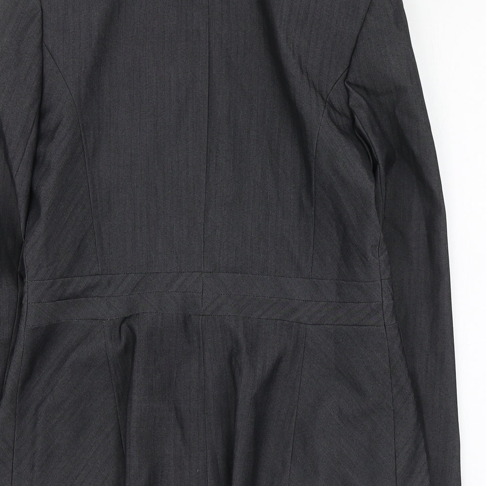 Dorothy Perkins Womens Grey Polyester Jacket Suit Jacket Size 12