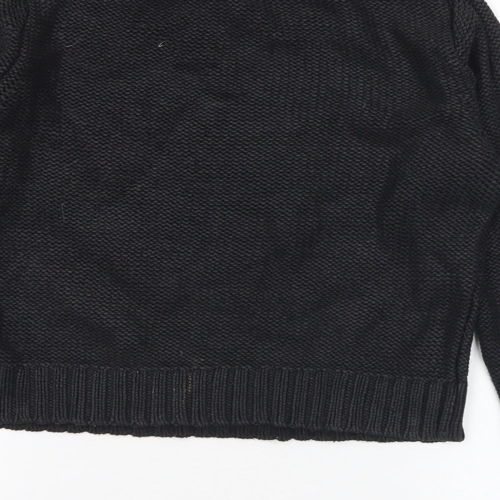 Womens UK Size 10 H&M Black Pullover Jumper