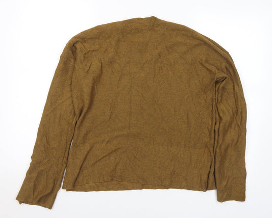 Womens UK Size 12 Warehouse Brown Pullover Jumper