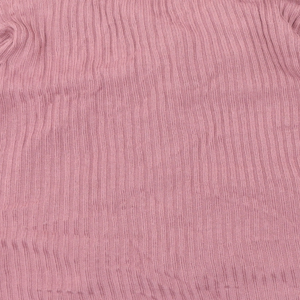 Womens UK Size S klassique Pink Cardigan Jumper