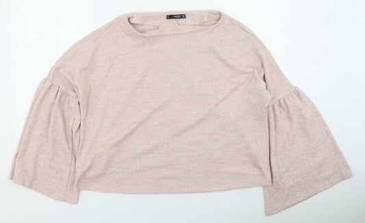Womens UK Size M Mango Pink Pullover Jumper