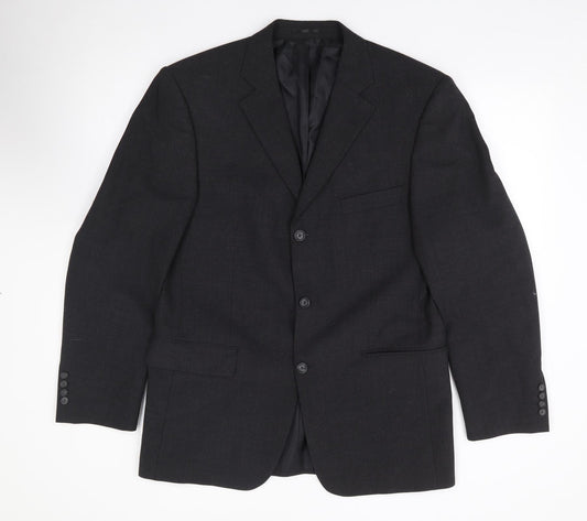 Mens UK Size 40 Armando Regular Grey Suit Jacket