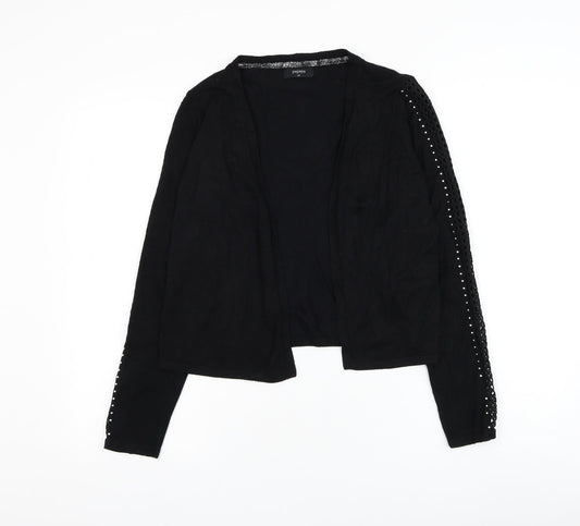 Womens UK Size M Matalan Black Cardigan Jumper