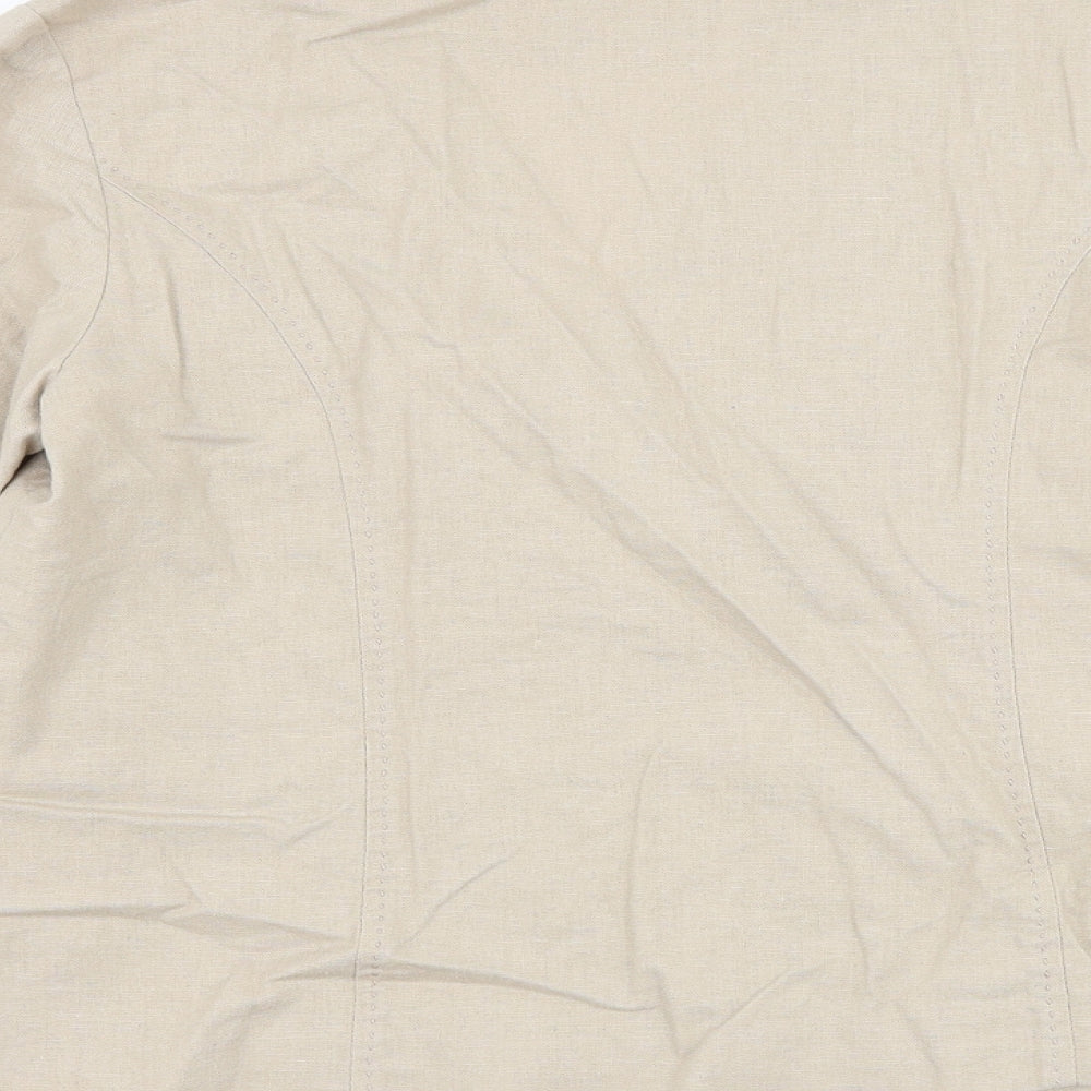 Womens UK Size 12 EWM Beige Jacket