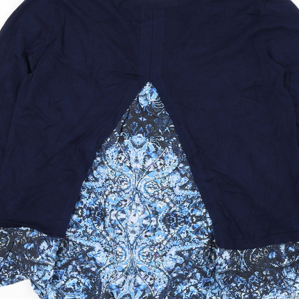 Womens UK Size M Preworn Blue Pullover Jumper