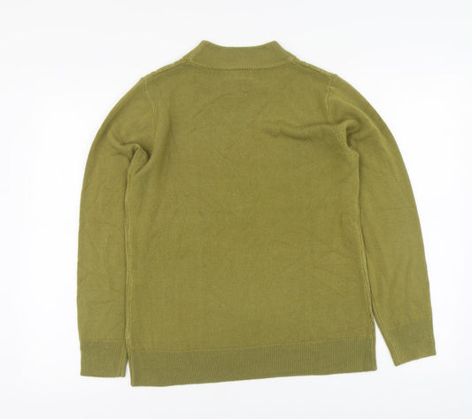Womens UK Size S Mudflower Green Pullover Jumper