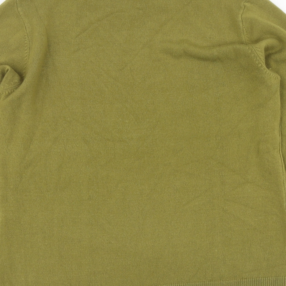 Womens UK Size S Mudflower Green Pullover Jumper