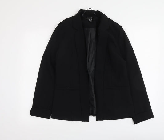 Womens UK Size 12 Atmosphere Regular Black Suit Jacket