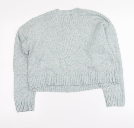 Womens UK Size M New Look Blue Pullover Jumper