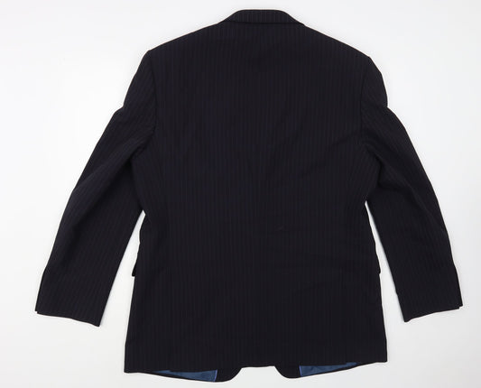 Mens UK Size 44 Marks and Spencer Regular Blue Suit Jacket