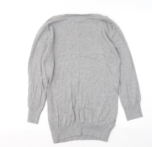 Womens UK Size 10 NEXT Grey Pullover Jumper