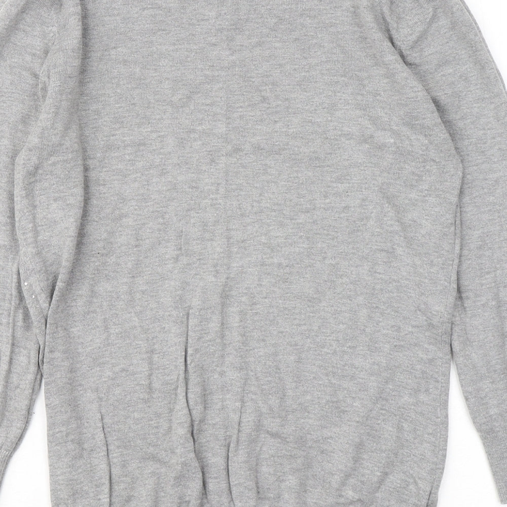 Womens UK Size 10 NEXT Grey Pullover Jumper